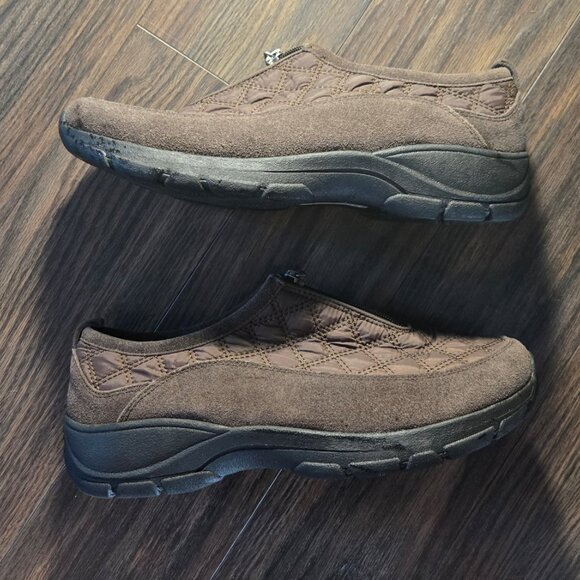 LANDS' END Women's All Weather Quilted Zip Slip-On/Espresso/NWOT/SIZE 11D - Picture 11 of 13